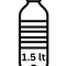 Water 1,5 lt. bottle
